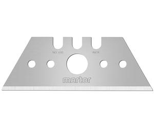 MARTOR 10x Trapezoid Cutter Blade 19 mm, 2-fold, Stainless Steel