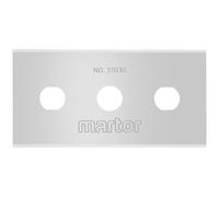Martor 37030.50 Replacement Blade Steel 4-Way Edges 10 Pieces 43mm...