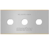 MARTOR 500 x Industrial Blade, Replacement Blades Cutters, Safety Knife, Stainless Steel with TiN-Coated, Sharp, 4-Way usable Blade, No. 83715.35