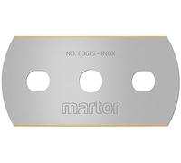 MARTOR 500x Industrial Blade Rounded, TiN, Stainless Steel, 4-Cutting Edge
