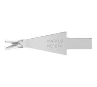 Martor 674.50 Trim Blade 10 Pieces Stainless Steel Food-Safe Repla...