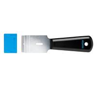 MARTOR Label Scraper SCRAPEX ARGENTAX, Replaceable Rounded Blade | For right & left handers, glass hob scraper, remove stickers, cooktop, No. 46644.02