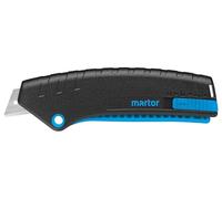 MARTOR Safety Knife with Blade retraction, SECUNORM MIZAR, Professional Cutters, Lightweight, Plastic, for Right and Left Hander, Logistics