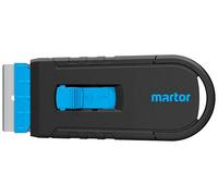 MARTOR SCRAPEX CLEANY Scraper, Rounded Bow Blade, Label Scraper | Non-slip grip, ergonomic, remove residue, right & left handers, workshop, No. 5644.08