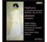 Martucci/Respighi: Vocal Works