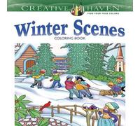 Marty Noble Creative Haven Winter Scenes Coloring Book Paperback Marty Noble Multicolor