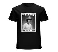 Marty Robbins Unisex T-Shirt Top Black Mens Tee 3XL
