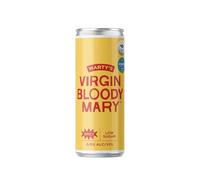 Marty’s Virgin Bloody Mary Spicy | 12 x 250ml Cans | Award-Winning | Bold, Umami Flavour | No Added Sugar | Vegan | Gluten-Free | Perfect for Brunch Cocktails & Micheladas