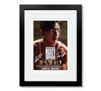 Marty Supreme Cast Signed A4 Poster Photo Print Framed Autograph Gift 2026 Movie Timothée Chalamet Gwyneth Paltrow (A4 Black Framed & Mounted)