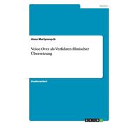 Martynovych - Voice-Over als Verfahren filmischer bersetzung - paperb - E555z
