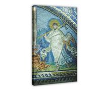Martyrdom of Saint Lawrence Byzantine Mosaics Canvas Art Poster And Wall Art Picture Print Modern Family Bedroom Decor Frame 24x36inch(60x90cm)