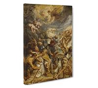 Martyrdom Of Saint Livinus By Peter Paul Rubens Canvas Print | Gallery Wrapped 30mm Frame Wall Art | 30x20 inches | Ready to Hang | Classic Religious Picture | Living Room Bedroom Lounge Office