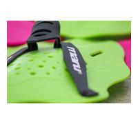 Maru Hand Paddles for Swimming Training (Lime) - One-Size Swimming Paddles for S