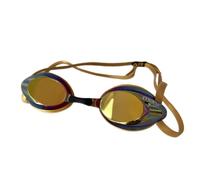 MARU Pulse Mirrored Swimming Goggles, UV Protection, Quick Adjust Comfort Strap, Anti-Fog Clear Vision Swim Goggle Lenses for Adult, Men, Women and Kids Gold/Pink/Blue