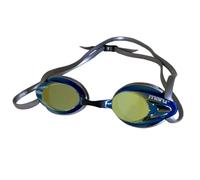 MARU Pulse Swimming Goggles, UV Protection, Quick Adjust Comfort Strap, Anti-Fog Clear Vision Swim Goggle Lenses for Adult, Men, Women and Kids Age 6-14, Silver/Blue/Gold