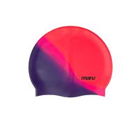 Maru Silicone Swim Cap RedPinkPurple - Smooth EasyFit Silicone Swimming Cap