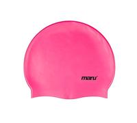 Maru Swimming Hat, 100% Silicone Swim Cap, Unisex Adult Swimming Cap, Lightweight Swimming Caps for Men and Women, Comfortable and Durable Swim Hats Designed in the UK (Pink, One Size)