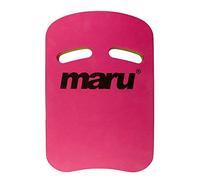 Maru Swimming Kickboard Swim Aid, Pool Float for Adults and Kids, Swim Sports Training Equipment, Improve Body Position and Balance in the Water (Pink/Lime, One Size)
