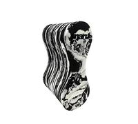 Maru Swimming Pull Buoy Float, Adults and Kids, Swimming Aid Equipment for Stength Training, Pool use, Made of Foam, Leg Float, Provides Comfort and Buoyancy (Black/White, Adult)