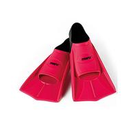 Maru Training Fins - Neon Pink/Black UK 2/3 (EU 35/36) - Short Silicone Swimming Fins for Adults & Juniors - Swimming Flippers for Strength & Speed - Comfortable, Durable & Trusted by Coaches