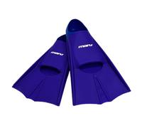 Maru Training Fins - Purple/Blue UK 7/9 (EU 41/43) - Short Silicone Swimming Fins for Adults & Juniors - Swimming Flippers for Strength & Speed - Comfortable, Durable & Trusted by Coaches