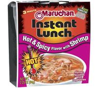 Maruchan HOT & SPICY FLAVOR with SHRIMP Instant Lunch 2.25oz (24 pack) by Maruchan