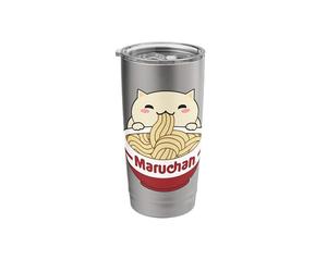Maruchan Instant Lunch Cute Cat Ramen Bowl Logo Stainless Steel Insulated Tumbler