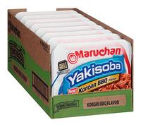 Maruchan Yakisoba Korean BBQ Flavour Japanese Instant Ramen Noodles 4oz (Pack of 8)