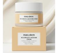 Maruderm Rice Moisturising & Glow Cream - Daily Face Care with Rice Extract, Nourishing & Brightening Cream for Radiant-Looking Skin, 50 ML