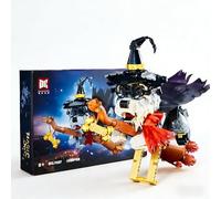 MARUKO Wizard Schnauzer Building Block Toy with Light-Up Broom, Harry Potter,STEM Building Blocks UK，Moving Parts, 1298 Pieces, Desktop Decoration for Children Ages 8+ and Adults