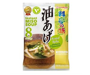 Marukome Instant Ryotei No Aji Miso Soup Fried Tofu Vegetarian 152G
