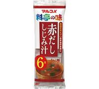 Marukome Japan Red Miso Soup with Freshwater Clam 6 Meals x 12 Bags