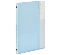 Maruman Clean Tone 26-Ring Binder, 4 Tab Dividers, B5 7.2"x10.1" Light Blue