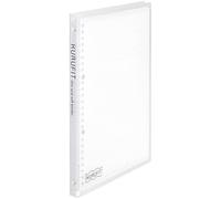 Maruman KULUFIT B5 Size 26-Ring Binder, Soft & Flexible Cover with 10 6mm Ruled Loose Sheet, Clear, 1 EA (F020-98)