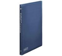 Maruman KULUFIT B5 Size 26-Ring Binder, Soft & Flexible Cover with 10 6mm Ruled Loose Sheet, Translucent Blue, 1 EA (F020-02)