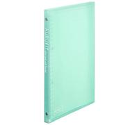 Maruman KULUFIT B5 Size 26-Ring Binder, Soft & Flexible Cover with 10 6mm Ruled Loose Sheet, Translucent Light Blue, 1 EA (F020-52)