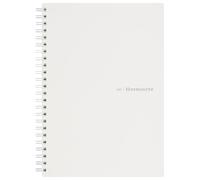 Maruman MNEMOSYNE Soft Cover Notebook 8.27 x 5.83 Inches (A5), 7mm ruled 24-line, 80 Sheets, Off-White, 1 ea. (N295-06)