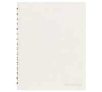Maruman Septcouleur Lab Notebook, 5.98 x 4.57 Inches (A6), 3mm square grid, 100 sheets, Crisp White (N769-06)