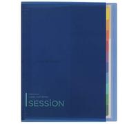 Maruman Session 30-Ring Binder, 5 Tab Dividers, A4, 8.27"x11.69", Blue
