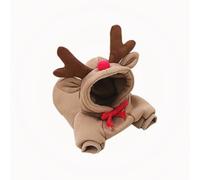 Maruomiki Warm Dog Winter Clothes Cute Fruit Dog Coat Hoodies Fleece Pet Dogs Costume Jacket for French Bulldog Chihuahua Ropa para Perro(Coffee,S)