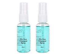 MARURY 2pcs Pre Wax Treatment Spray, Moisturizing Wax Cleanser Soft Effective Cleaner Spray Lotion Hair Removal Spray 30ml