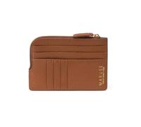 Maruse Leather Zipped Travel Wallet - Italian Handmade Passport Holder & Organizer for Travel Documents, Grained Rope, Minimalist