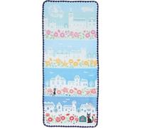 Marushin 1005045900 Ghibli Kiki's Delivery Service, Jiji Face Towel, Ghibli Kiki's Delivery Service, Jiji Koriko Blue Sky, Approx. 13.4 x 31.5 inches (34 x 80 cm)