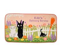Marushin 1125012500 Long Blanket, Ghibli, Kiki's Delivery Service, Jiji in Blooming Garden, Compact, H 31.5 x W 59.1 inches (80 x 150 cm), Cute, Fluffy, Stylish, Cold Protection Goods