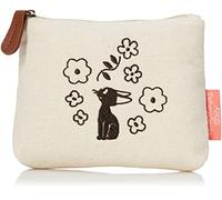 丸眞 Marushin Pouch with Tissue Case Ghibli Kiki's Delivery Service Botanical Gigi 1165035700 H 11 x W 15 D 3 cm