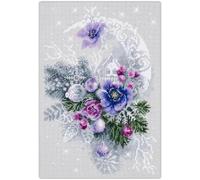 MARUSSIA Magic Needle Zweigart Edition Cross Stitch Kit Frosty Evening Counted Pattern 18 x 27 cm