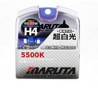 MARUTA® H4 60-55W 12 V 5500K, Super White Series Xenon Gas Filled Headlight Bulbs (E4) With Advanced Technology