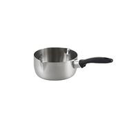 Maruyama Giken Souen Round Heating Pot, 7.1 inches (18 cm), 0.7 gal (1.8 L), Scale Included, Both Sides Spout Included, Induction Compatible, Gas Stove Compatible, Stainless Steel, Flat Bottom, Made