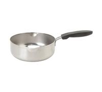 Maruyama NJS-20Y Triple Layer Steel Flat Pot, 7.9 inches (20 cm), 0.7 gal (2.2 L), Induction Compatible, Gas Stovetops, Triple Layer Steel Core, Made in Japan