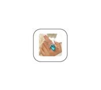 MarveBard Rhinestone Spider Ring for Women Large Crystal Zircon Spider Ring Adjustable Silver Spider Ring Exaggerated Statement Ring Christmas Birthday Halloween Costume Jewelry, L, Copper, No